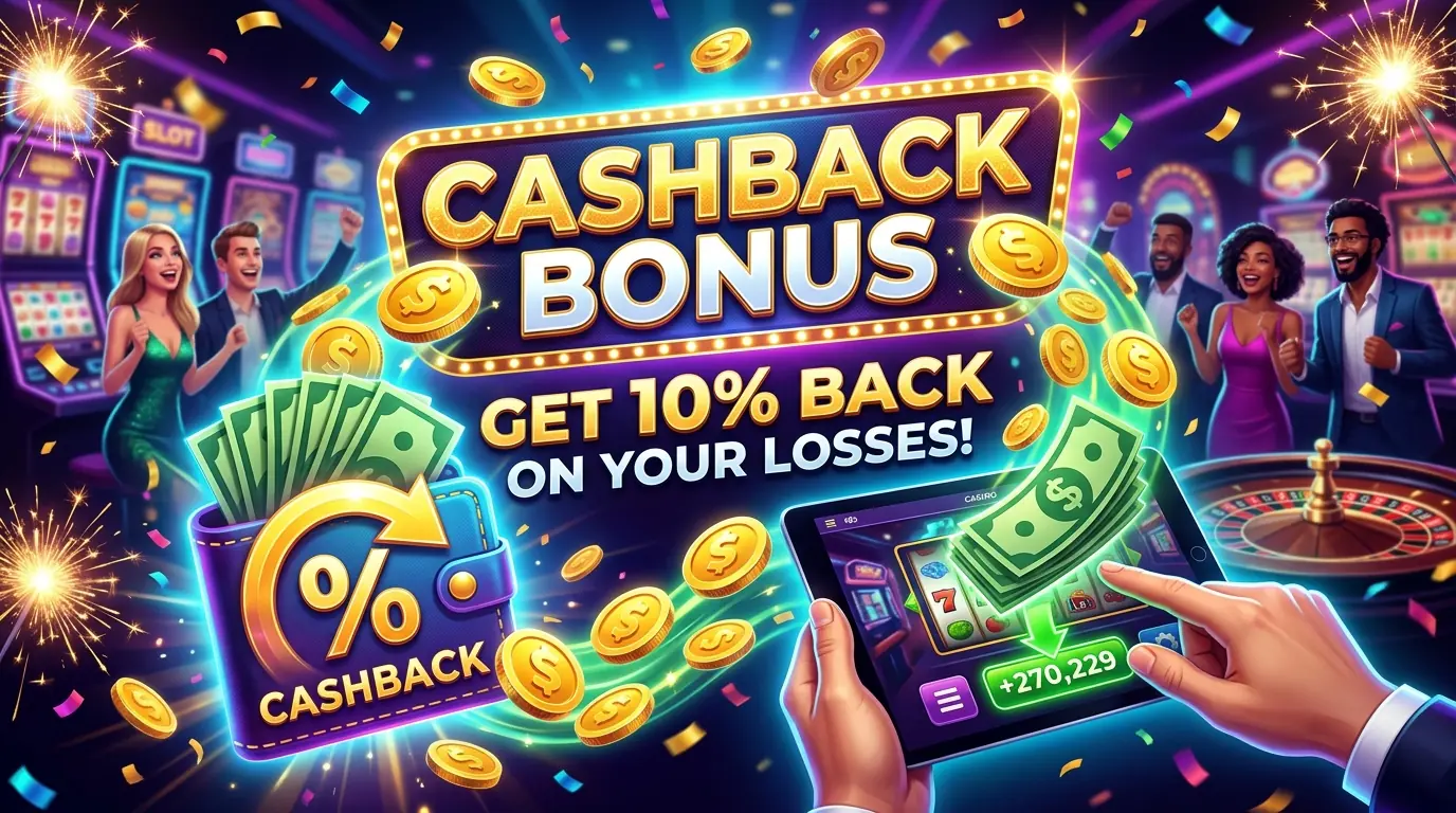 Alf casino cashback bonus